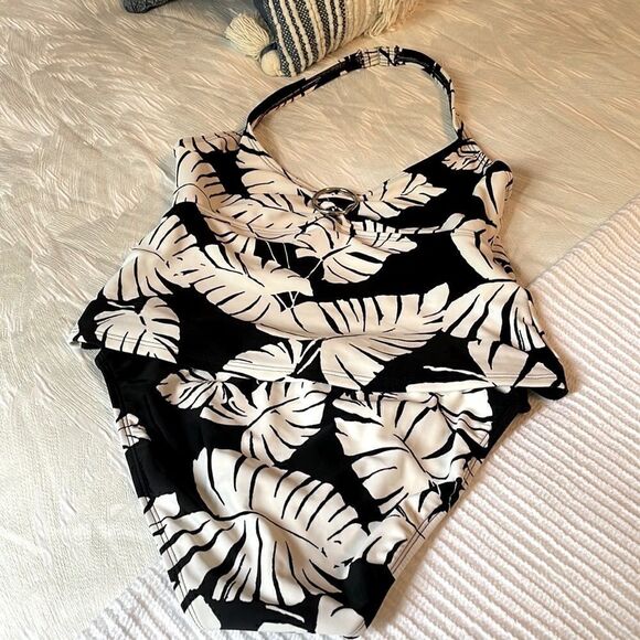 Anne Cole New York Two Piece Swimsuit Bikini - 12 - Great Used Condition - Picture 1 of 8